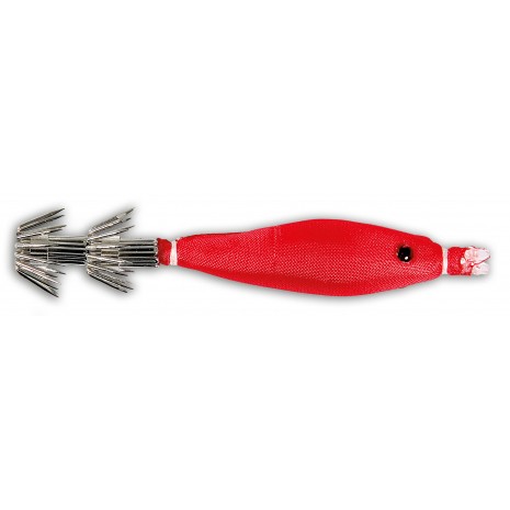 Lineaeffe Natural Soft Squid Jigs Rosso