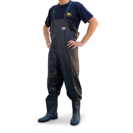 Lineaeffe Pvc Chest Wader Black