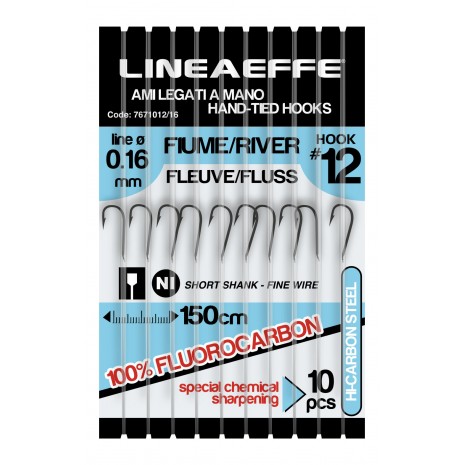 Lineaeffe Hooks To Fluorocarbon Hi...